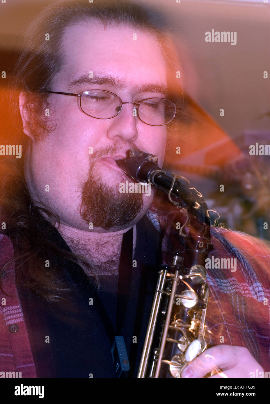 jazz musician Stock Photo