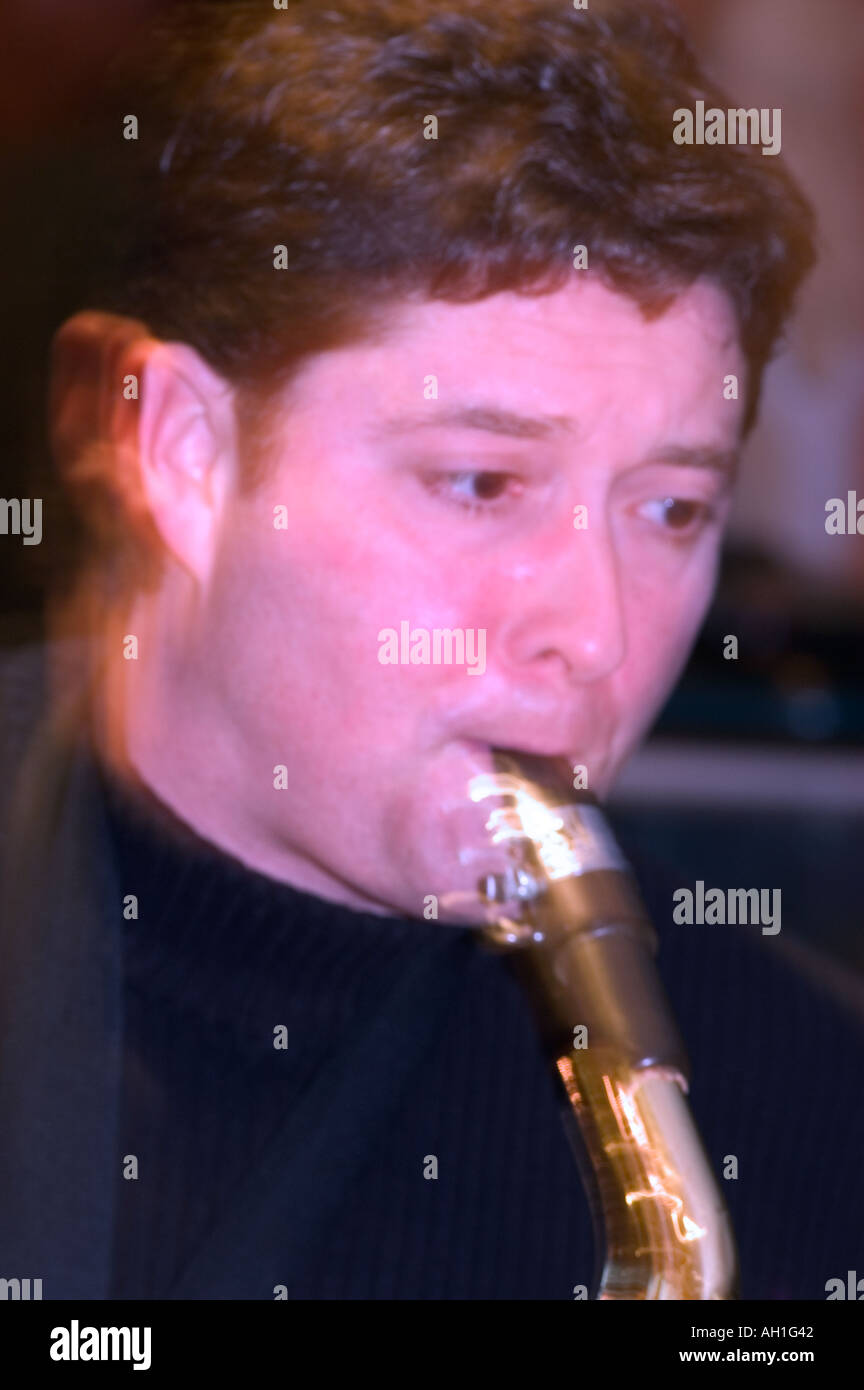 jazz musician Stock Photo