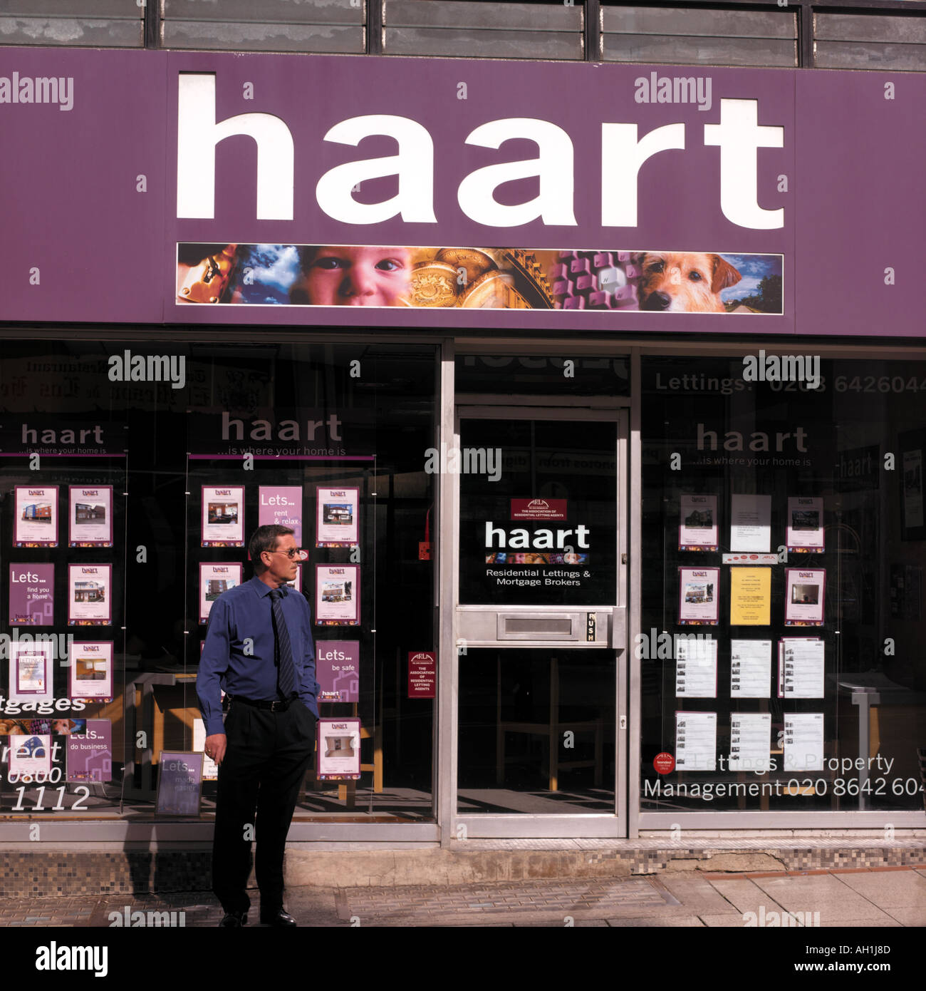 Haart Estate Agents in Sutton Surrey England Stock Photo Alamy
