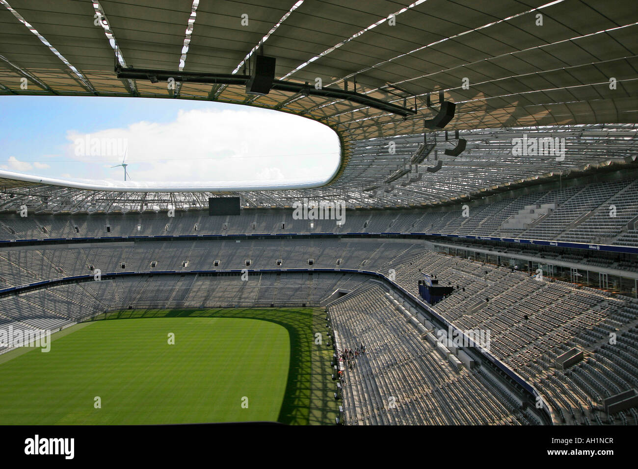 The Allianz Arena in Munich, Germany. The arena has been the home arena