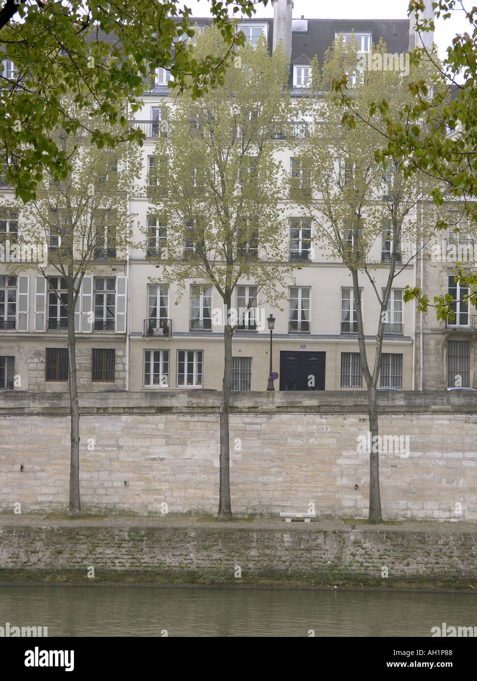 View of Quai D’anjou, Paris, France Stock Photo Alamy