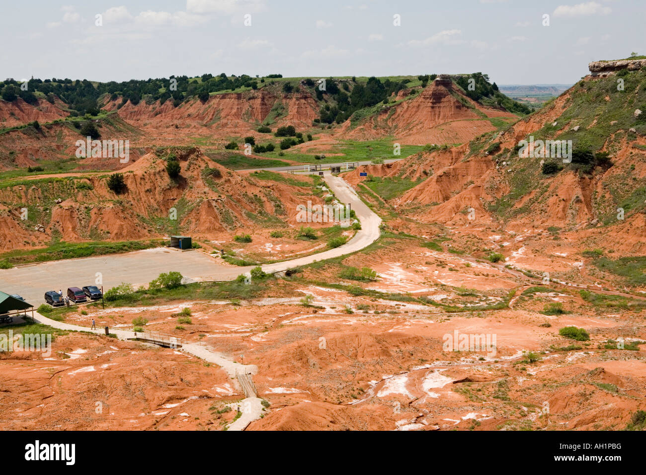 Gloss Mountain State Park in Oklahoma, USA Stock Photo