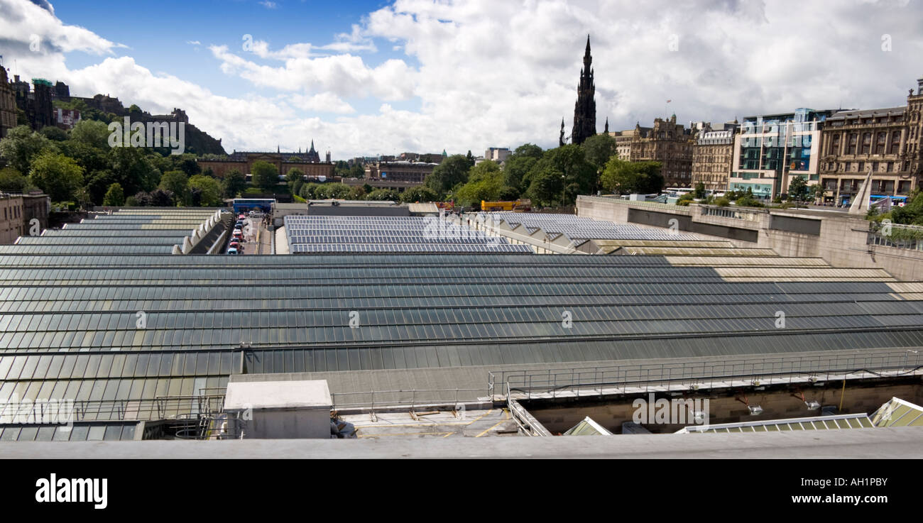Waverley Rooftop Rink Dimensions glass roof of Waverley Rail Station Edinburgh Scotland Stock Photo - Alamy