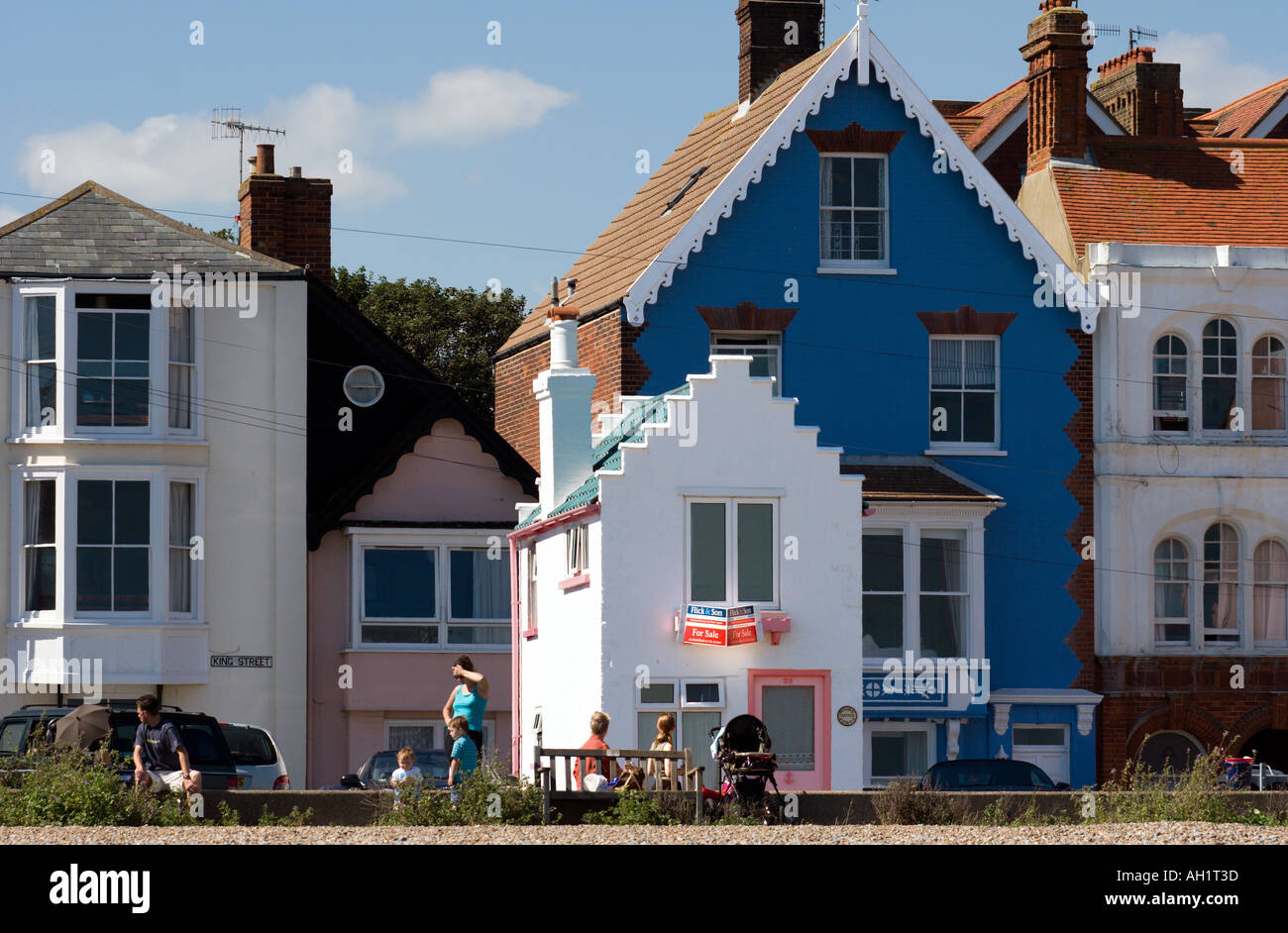 A small strange house for sale right on the beach in King Street