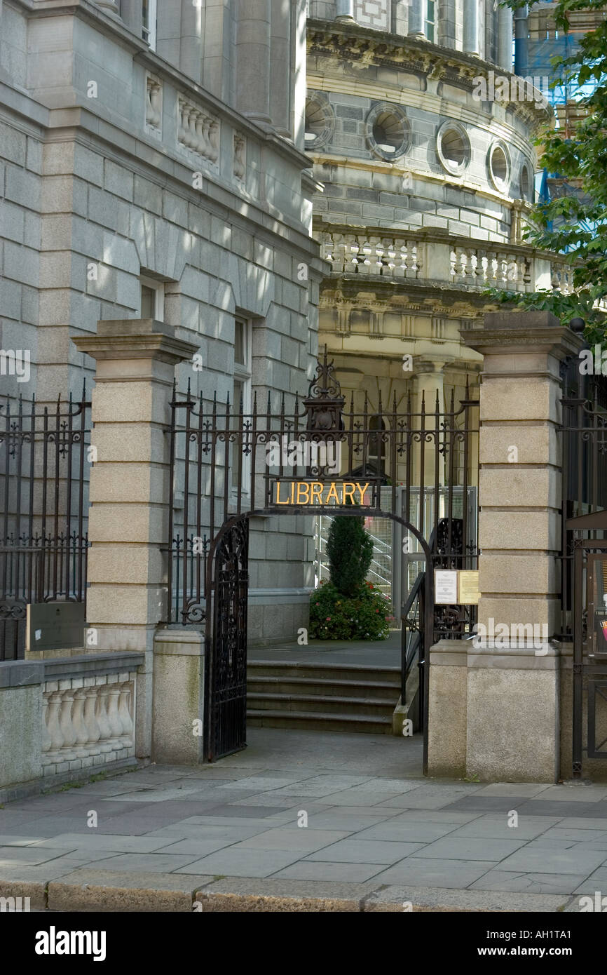 The National Library Kildare Street Dublin Ireland Stock Photo