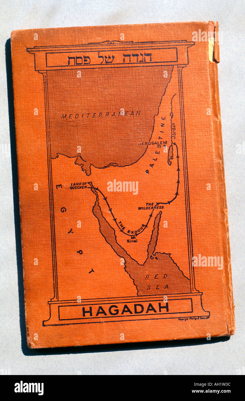 Hagadah Service For Passover Cover Stock Photo