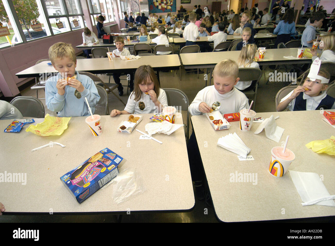 Elementary school cafeteria