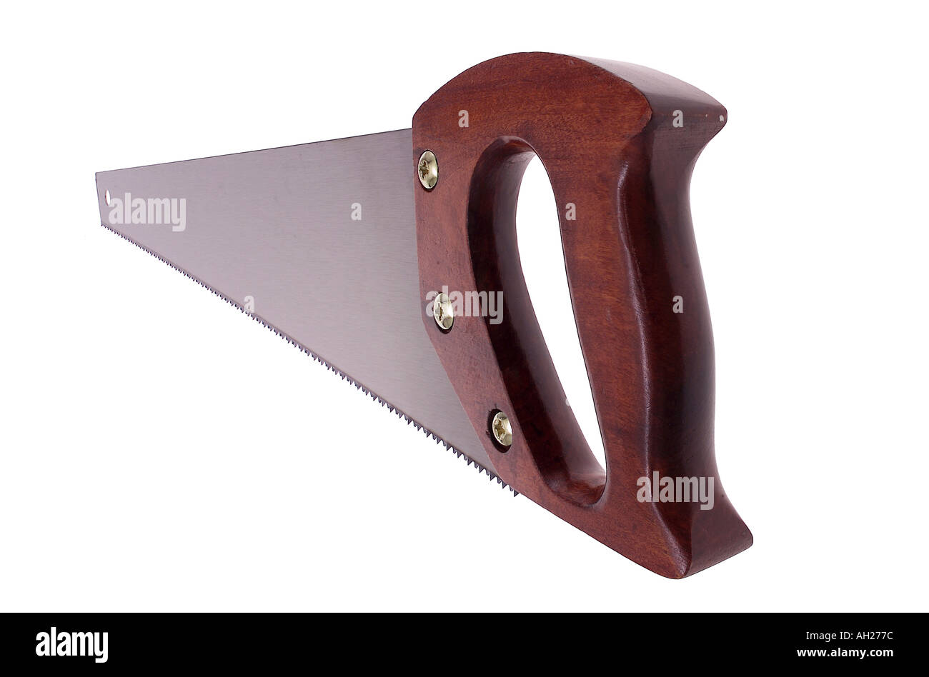 Carpenters tool hand saw woodworking Cut Out Stock Images & Pictures