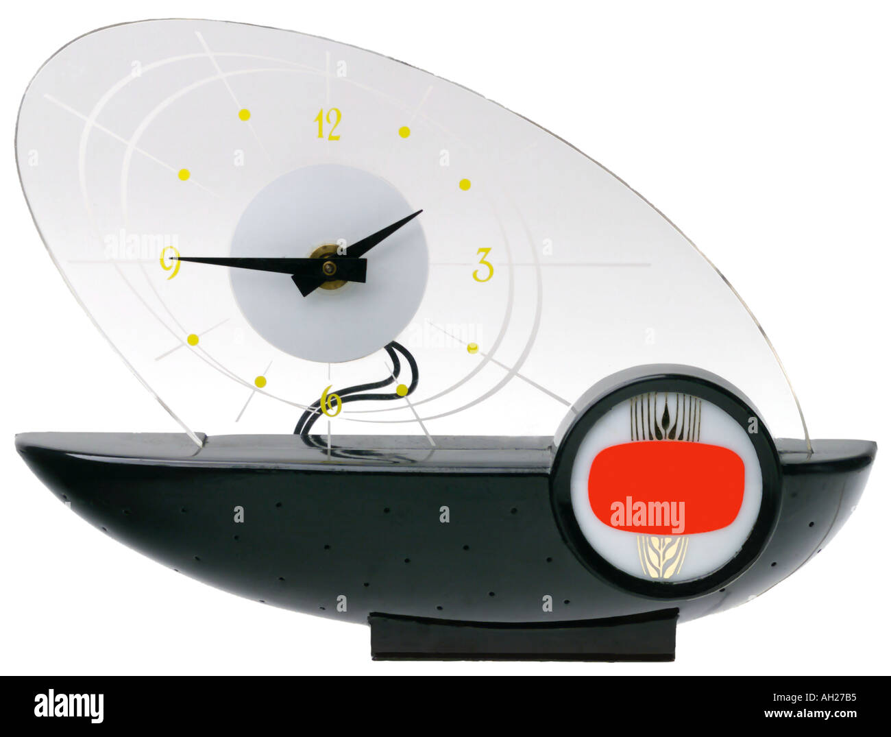 art deco antique clock Stock Photo Alamy