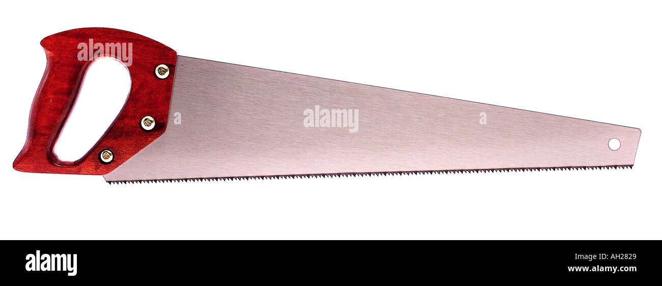 Carpenter's hand saw Stock Photo Alamy