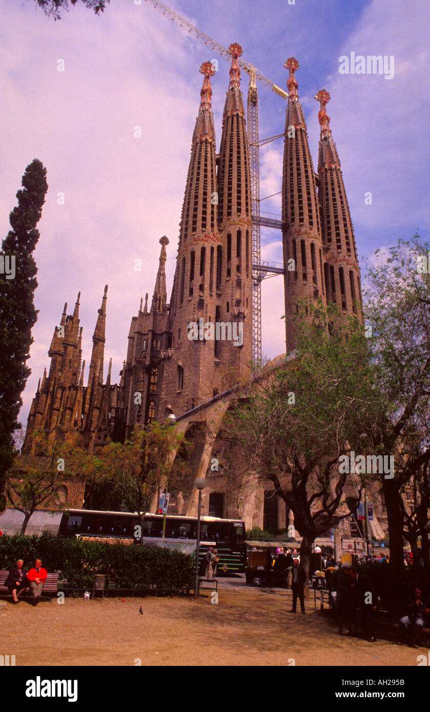 Barcelona. Sagrada Familia Cathedral. Catalonia. Spain Stock Photo