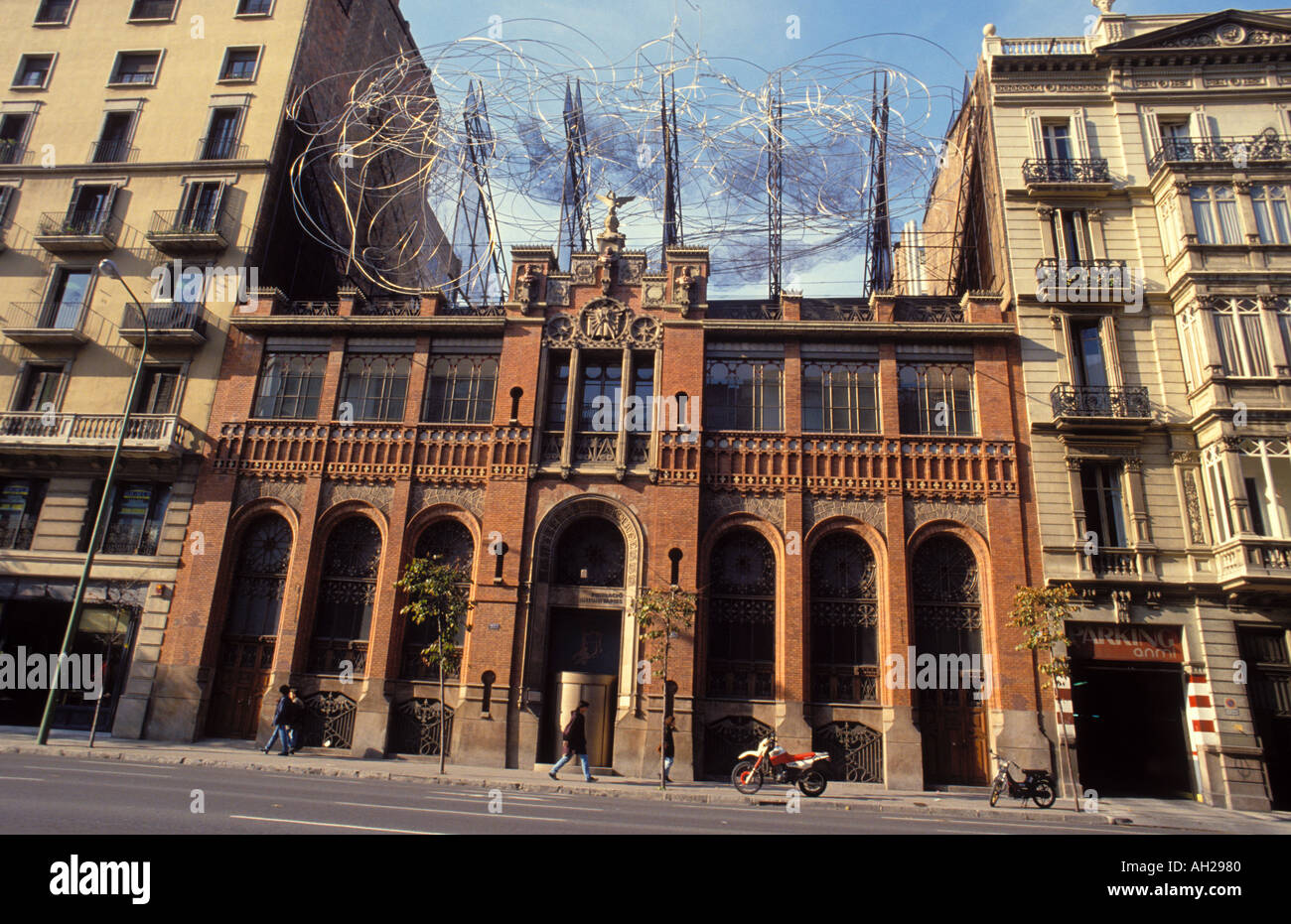 Barcelona. Fundació Tapies. Catalonia. Spain Stock Photo