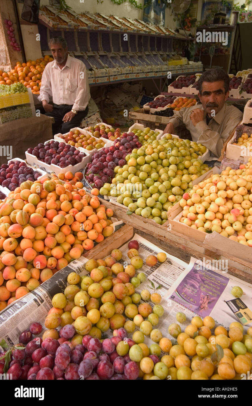 fruit and vegetable market Amman Jordan Middle East Stock Photo Alamy