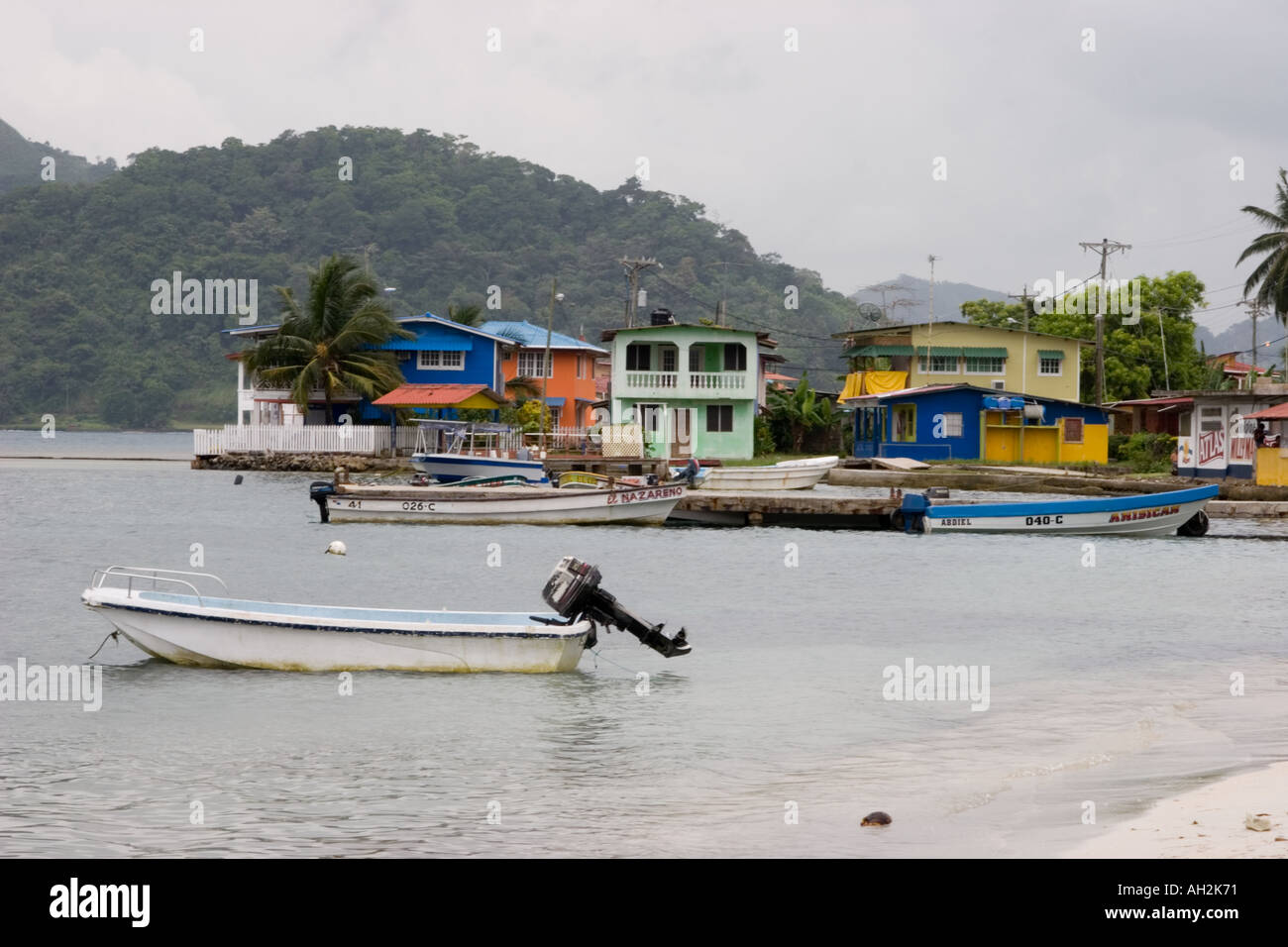 Isla Grande, Colon, Panama, Central America Stock Photo