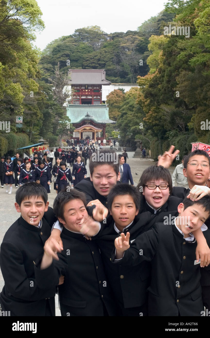 High School Boys Kamakura City Kanagawa Prefecture Honshu Island Japan   High School Boys Kamakura City Kanagawa Prefecture Honshu Island Japan AH2T66 