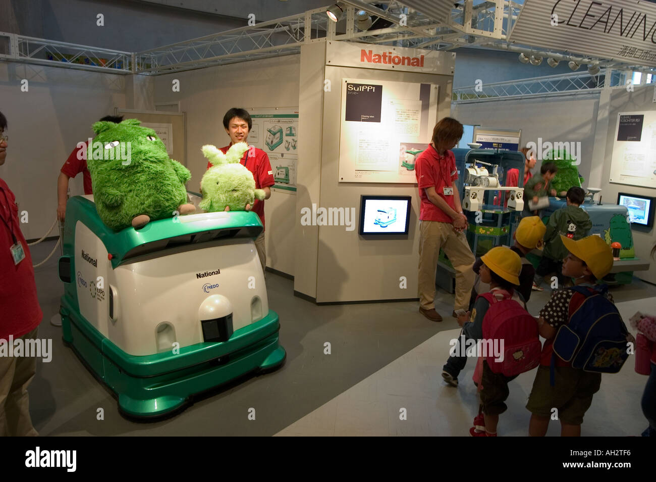 cleaning robots robot station Aichi Expo Japan 2005 Nagoya Honshu