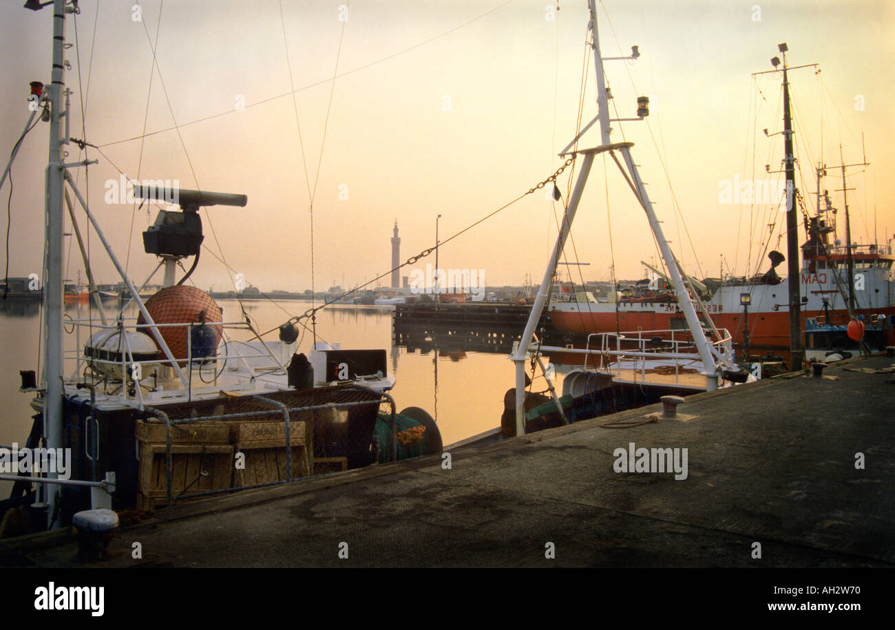 Great Grimsby Docks Stock Photo