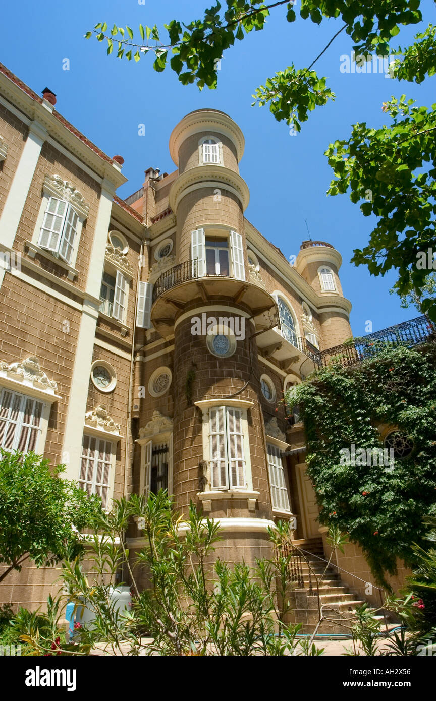 private residential palace Bierut Lebanon Middle East Stock Photo Alamy