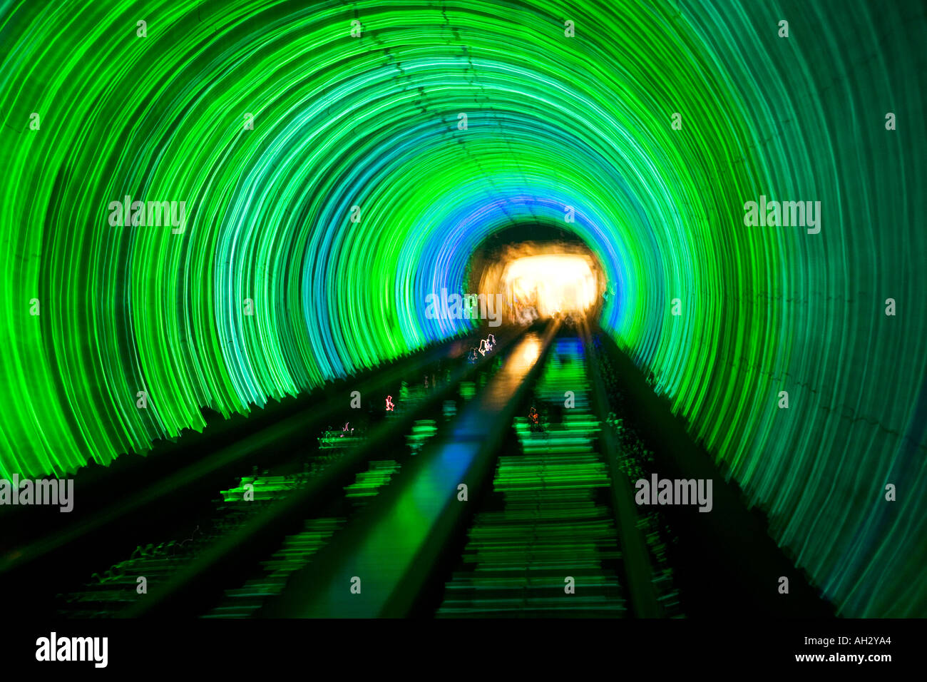 The Bund Sightseeing Tunnel Shanghai China Stock Photo - Alamy