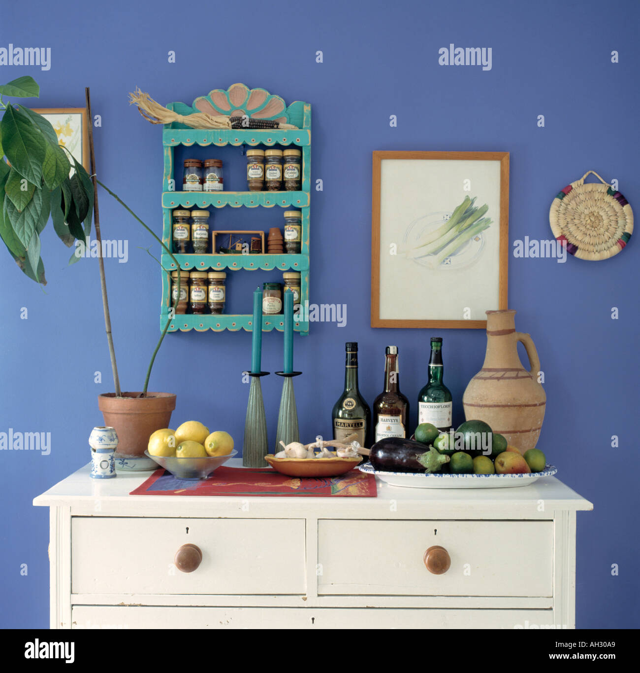 Spice Rack Stock Photo