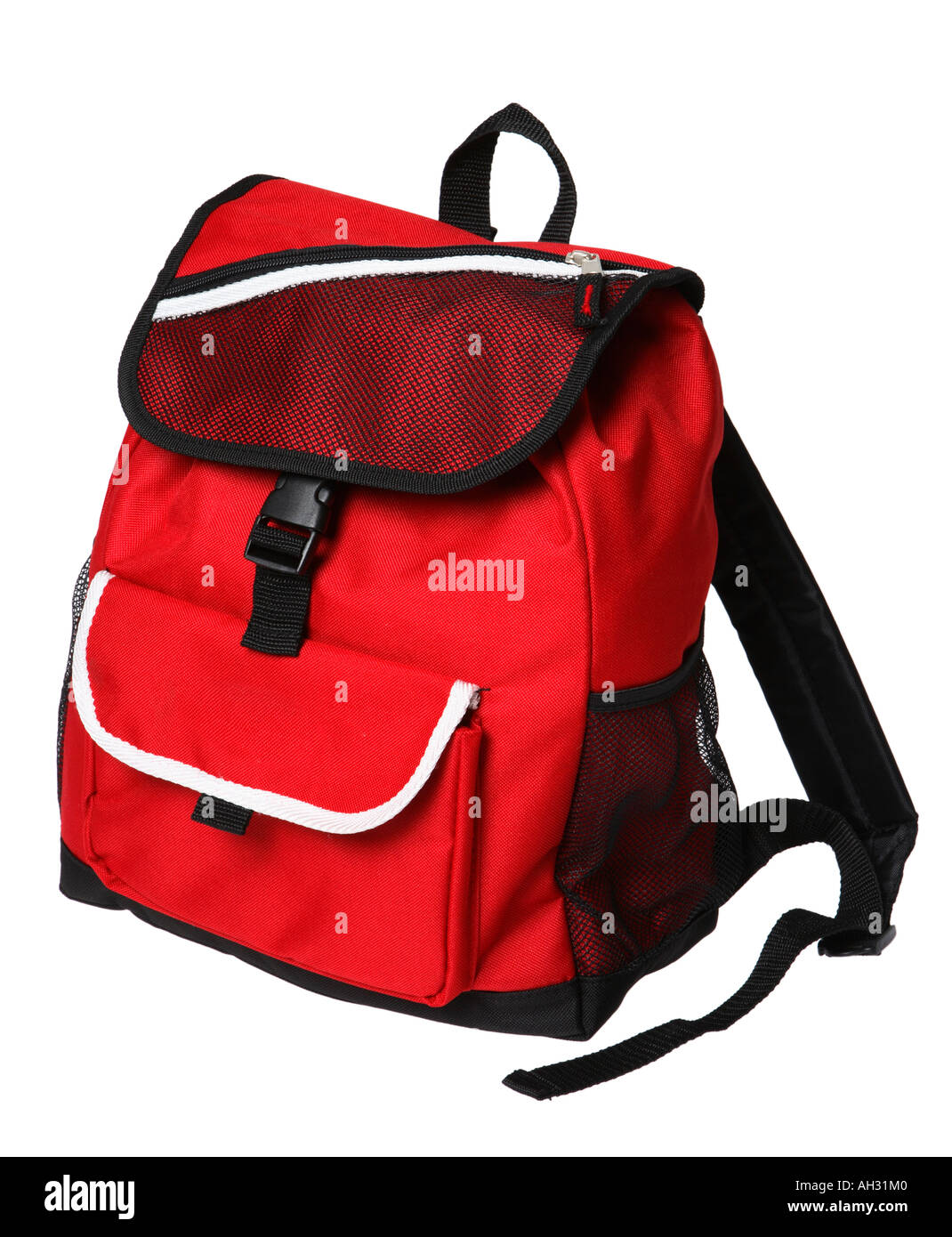 Red Backpack Stock Photo