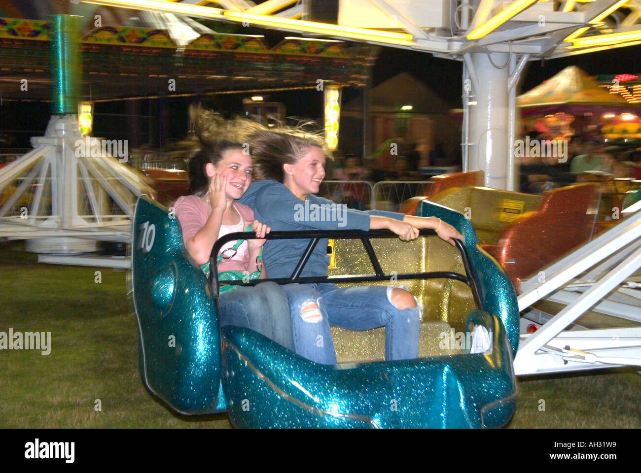 Family ride at carnival hi-res stock photography and images - Alamy