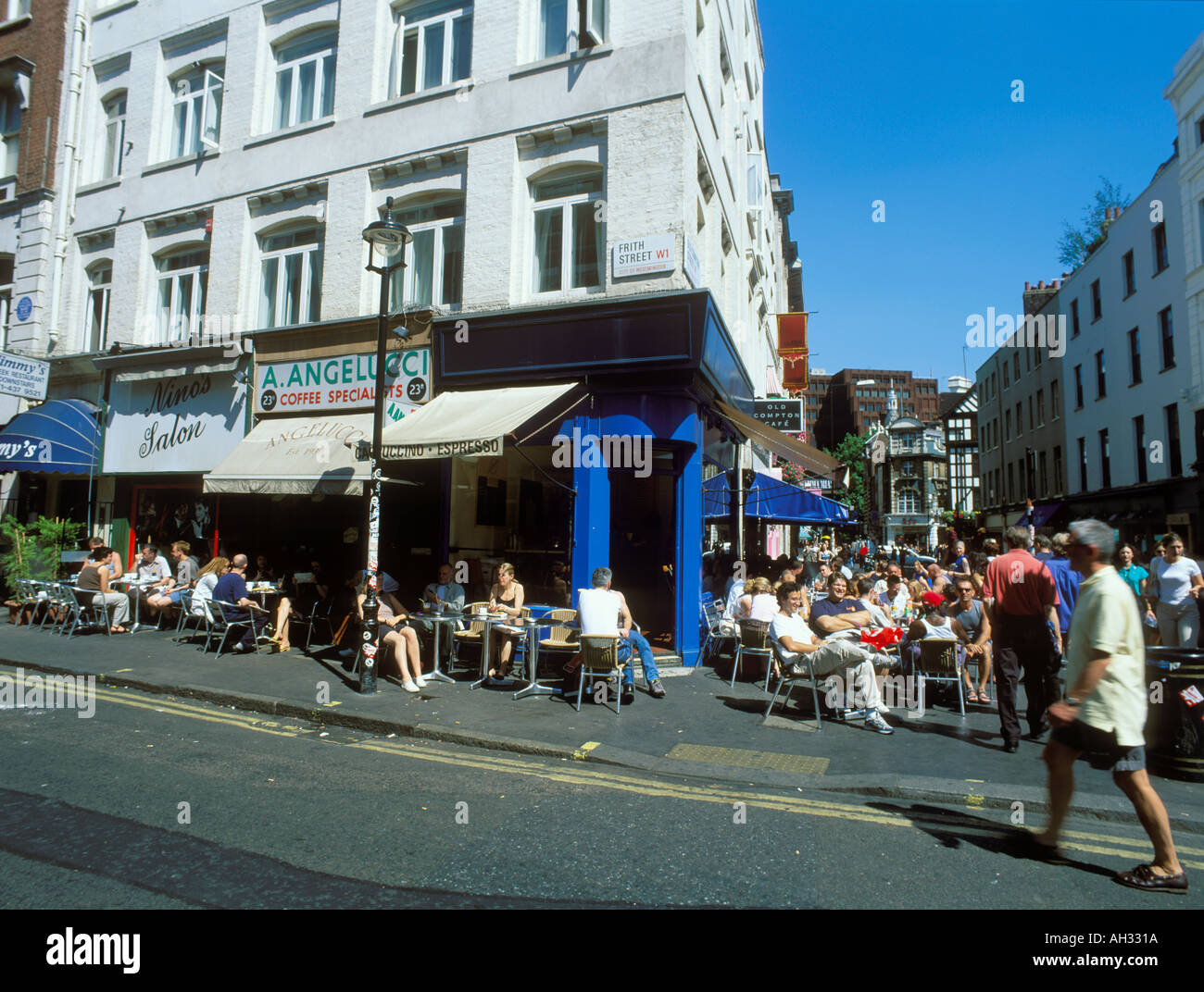 UK London Soho Old Compton Street Stock Photo