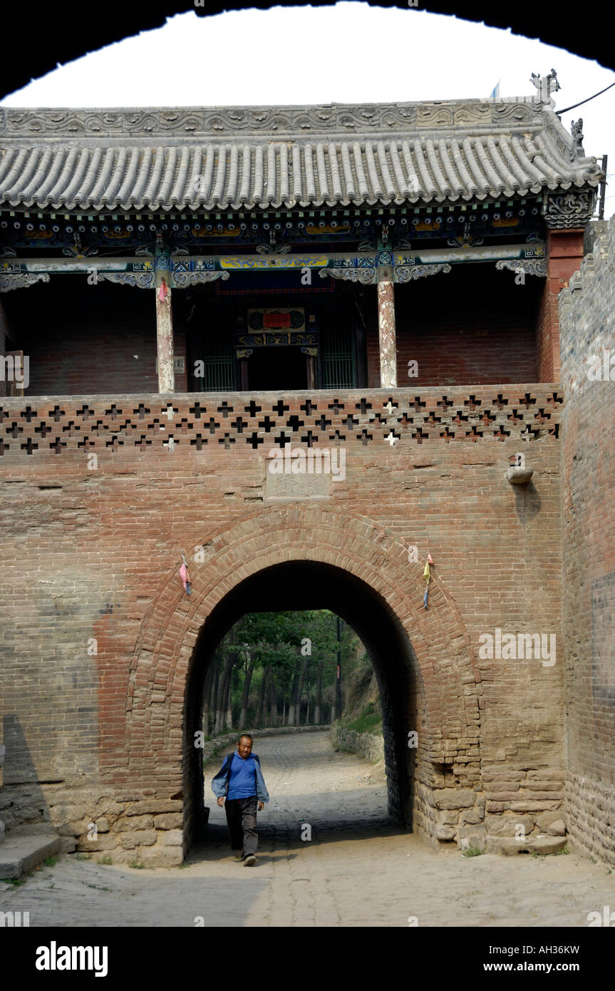Zhangbi Ancient Fort is located in Jiexiu Shanxi China 05 Jun 2007 Stock Photo