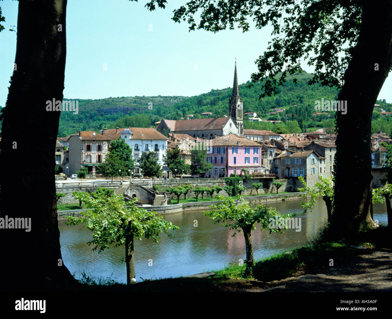 St Antonin Noble Val Lot France Stock Photo Alamy