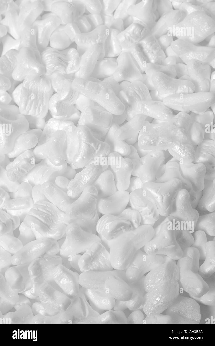 Styrofoam packing Stock Photo