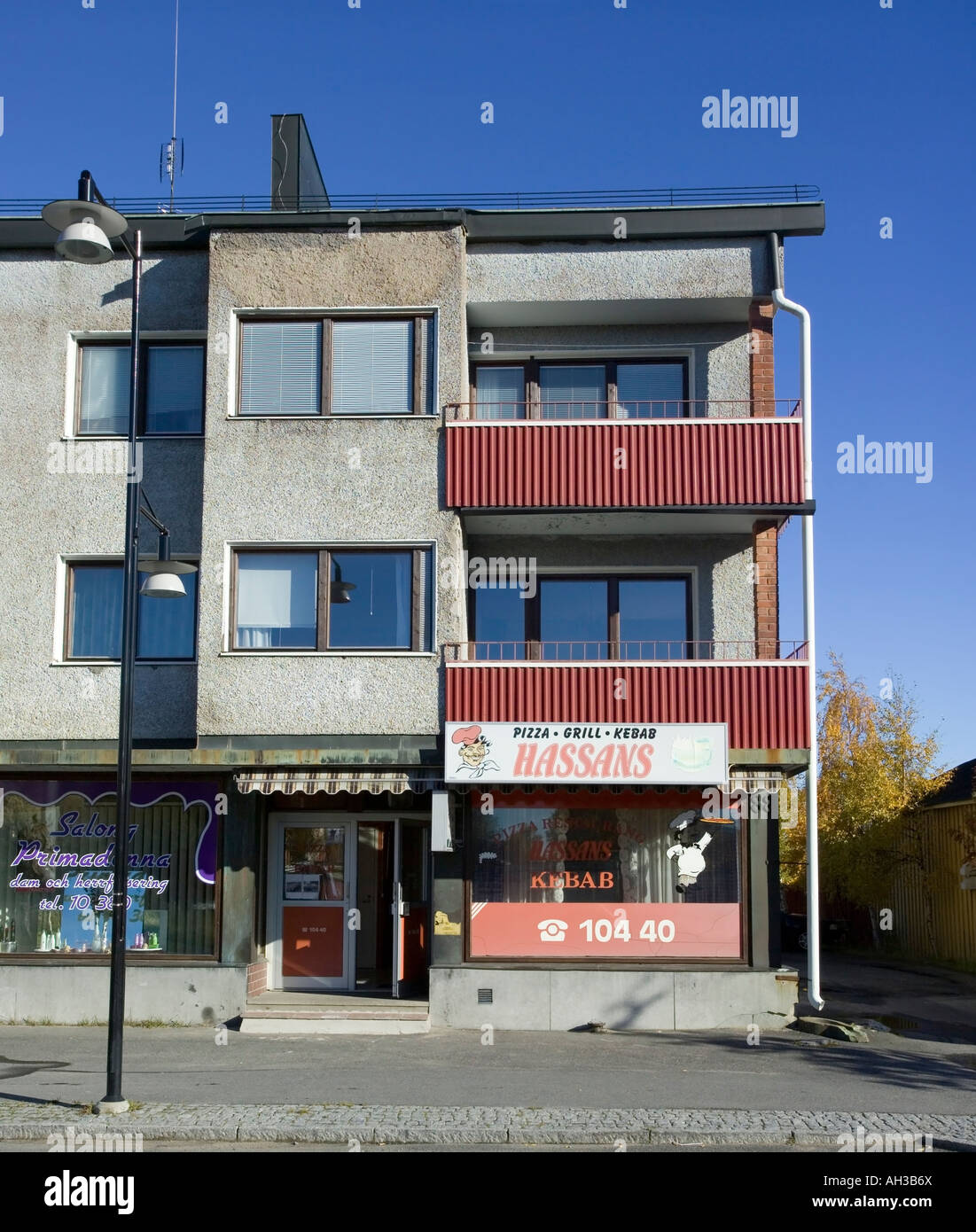pizzeria in Haparanda Sweden Stock Photo - Alamy