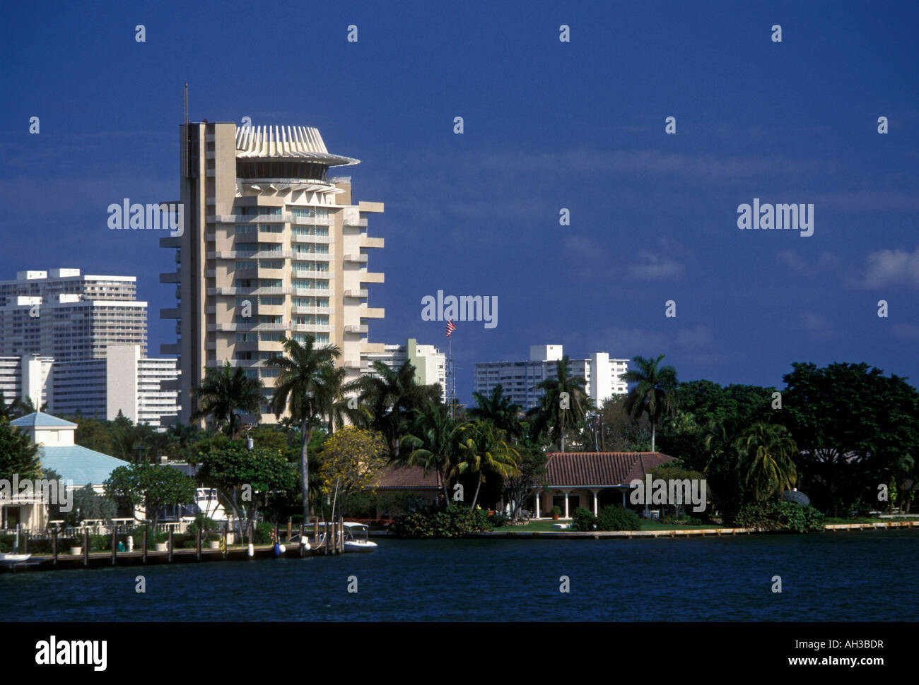 Intracoastal Waterway, city, Fort Lauderdale, Florida, United States, North America Stock Photo