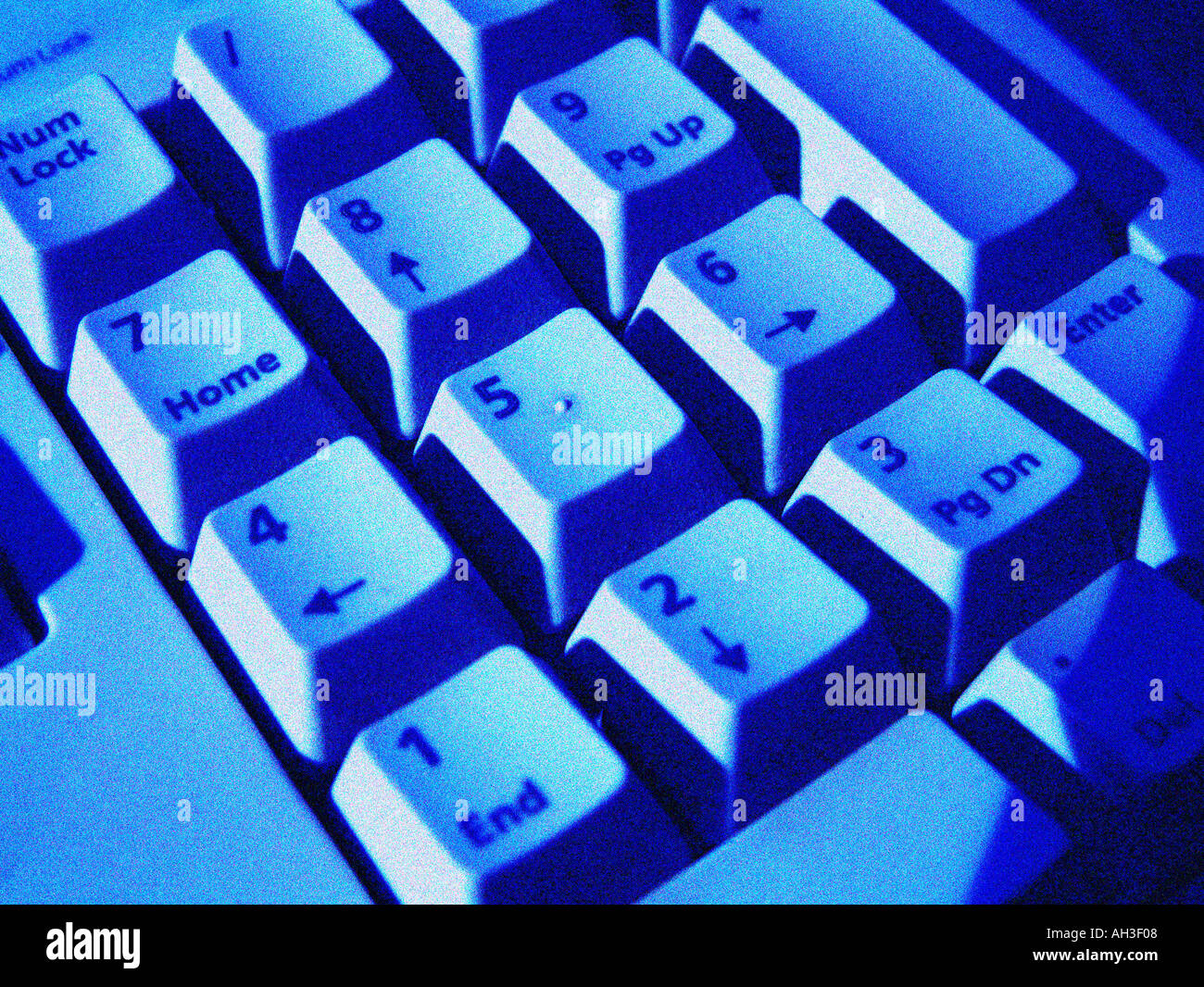 Numeric keypad on standard 102 key keyboard Stock Photo Alamy