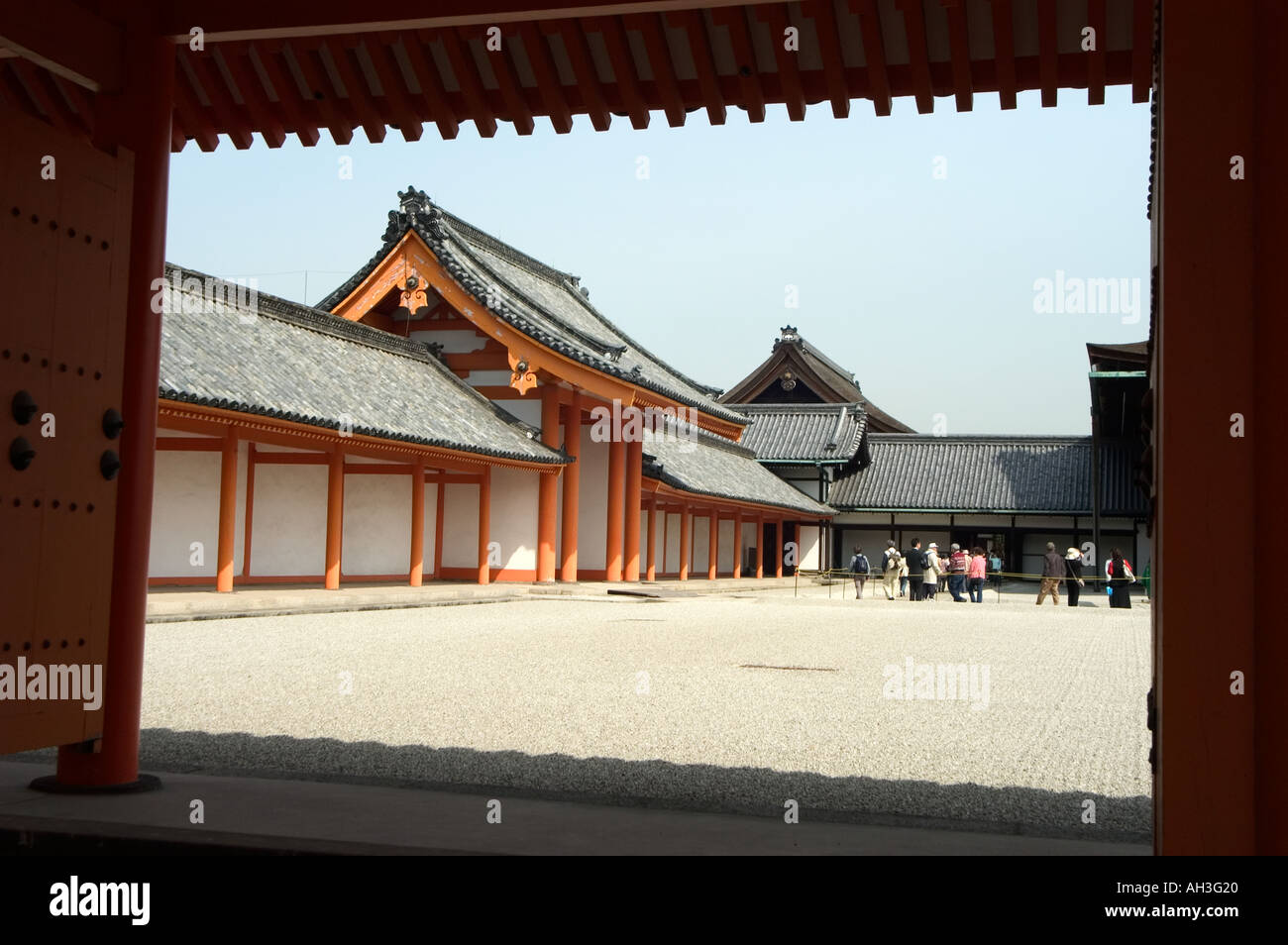 Imperial Palace grounds Kyoto city Honshu island Japan Stock Photo - Alamy