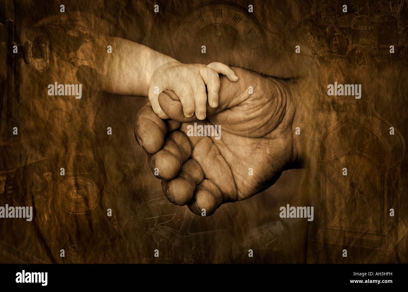 Child's hand holding adult hands Stock Photo - Alamy