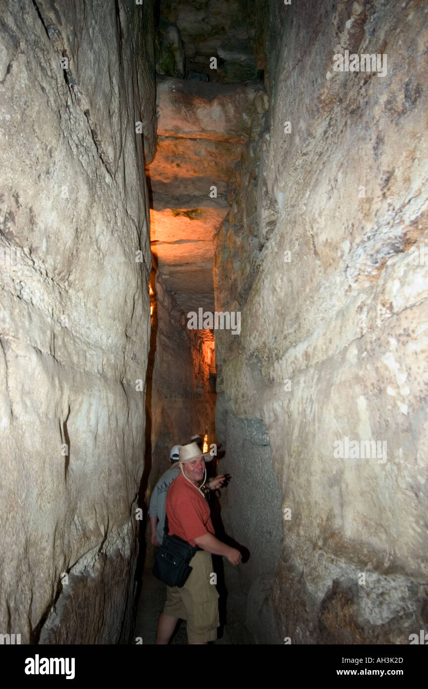 Kotel Western Wall Tunnel Old Walled City Jerusalem Israel Stock Photo