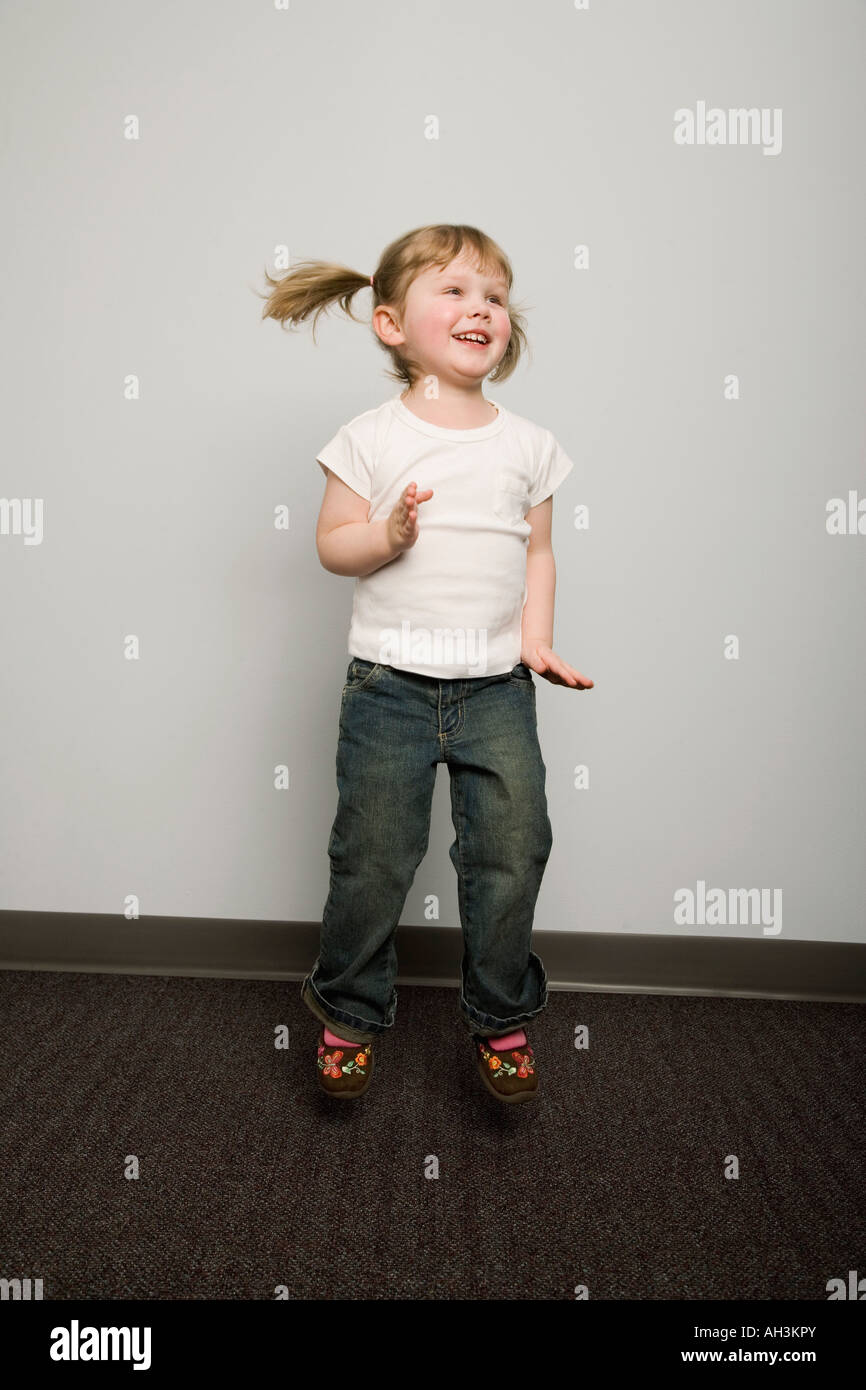 Little girl dancing Stock Photo Alamy