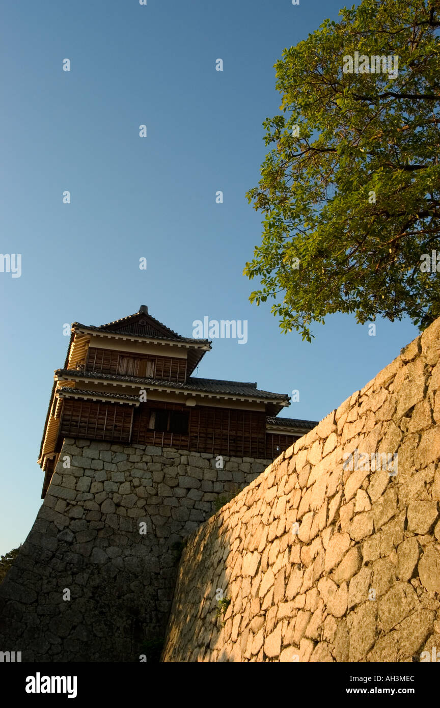 Matsuyama castle Matsuyama city Shikoku Japan Stock Photo Alamy