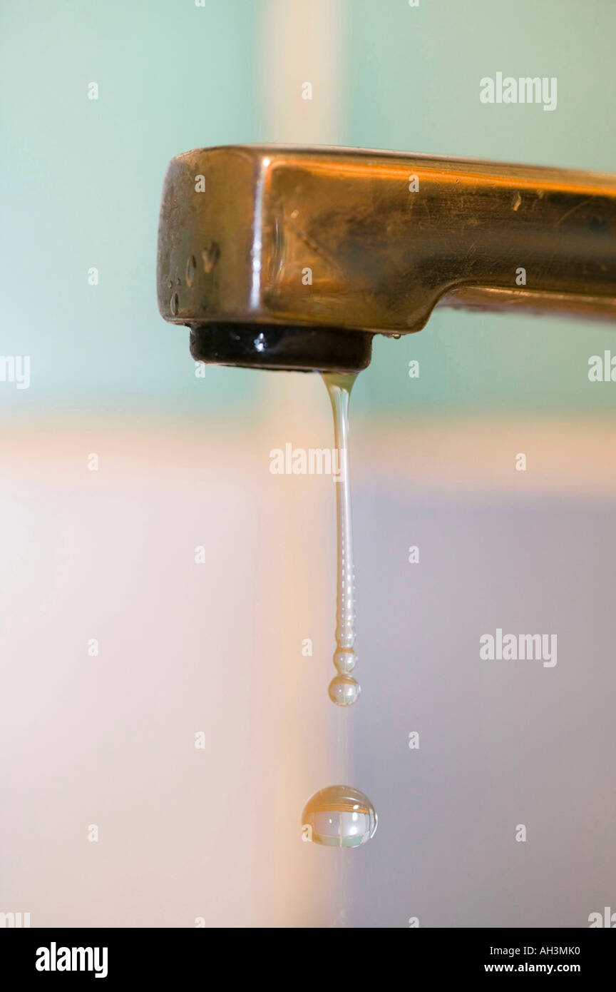 a dripping tap Stock Photo Alamy