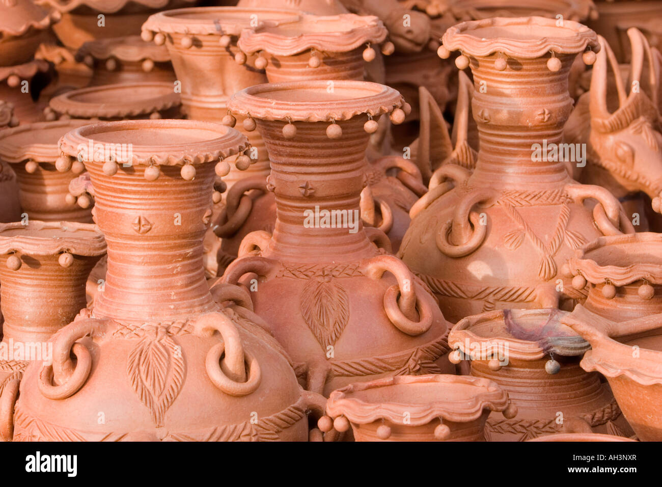 Pottery for sale in South India Stock Photo - Alamy