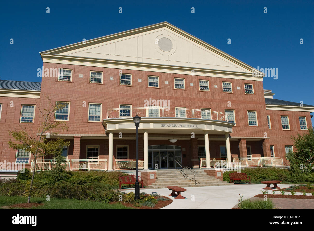 Brian Mulroney Hall on the St Thomas Univeristy campus in Fredericton ...