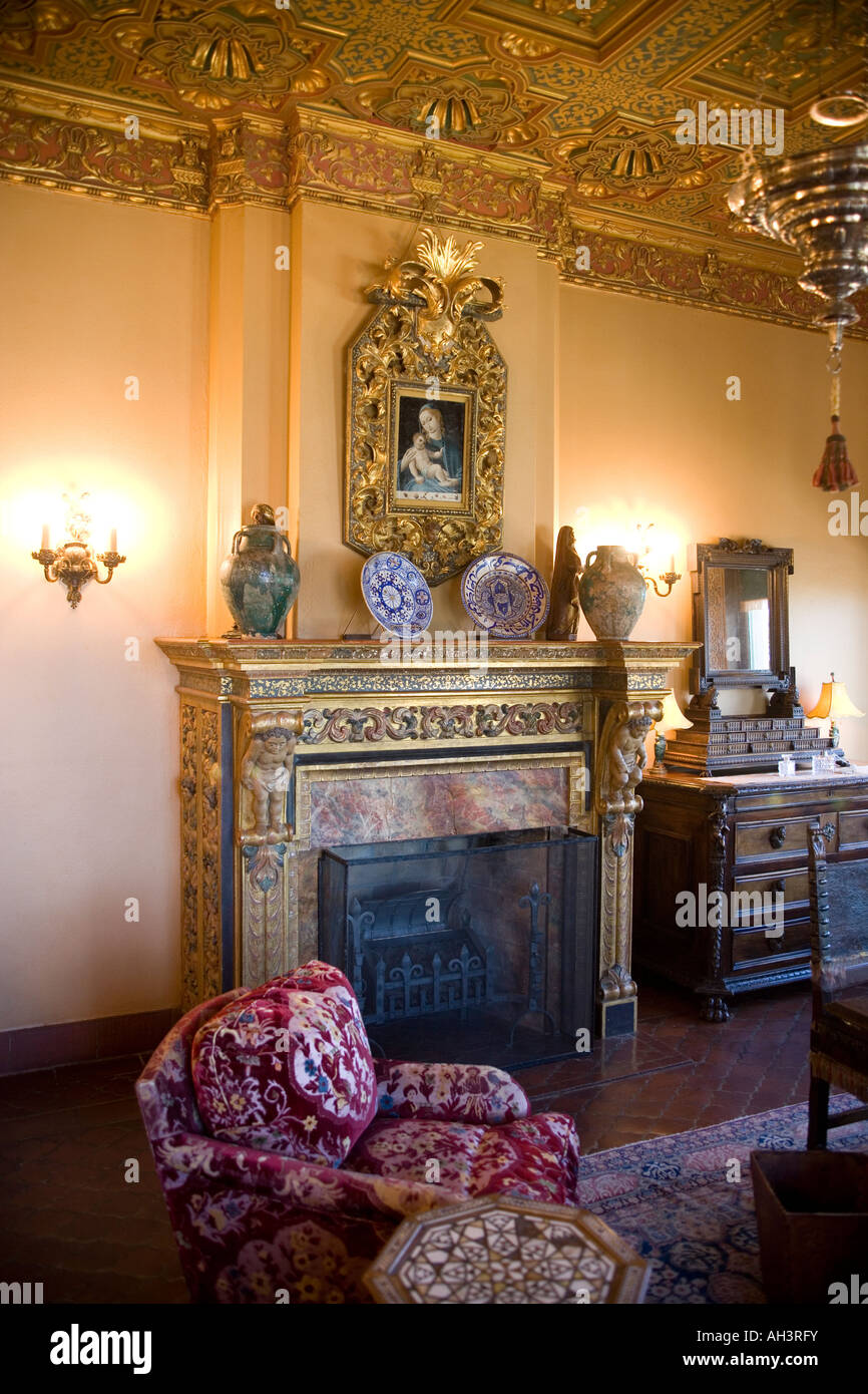 Hearst castle interior hi-res stock photography and images - Alamy
