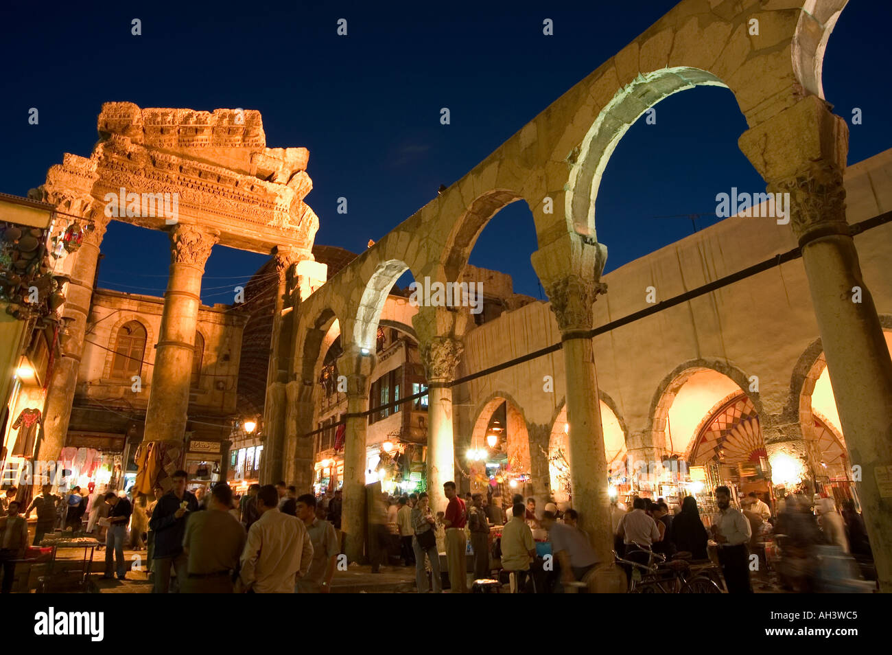 souq al Hamidiyya Western Gate Damascus Syria Middle East Stock Photo