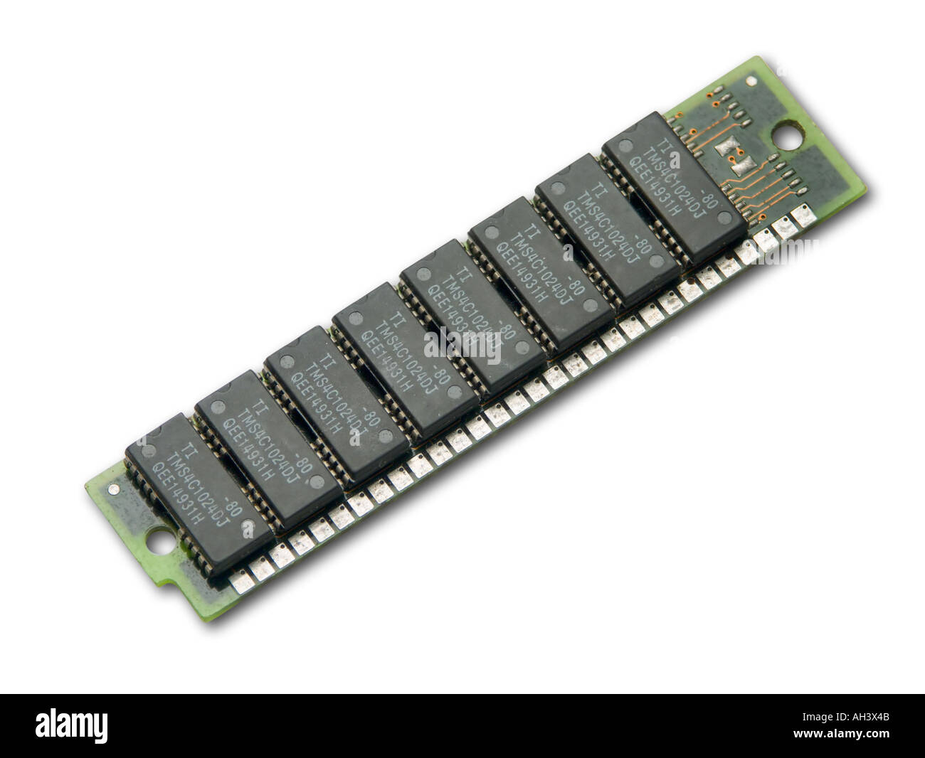 RAM chip from Macintosh computer Stock Photo -