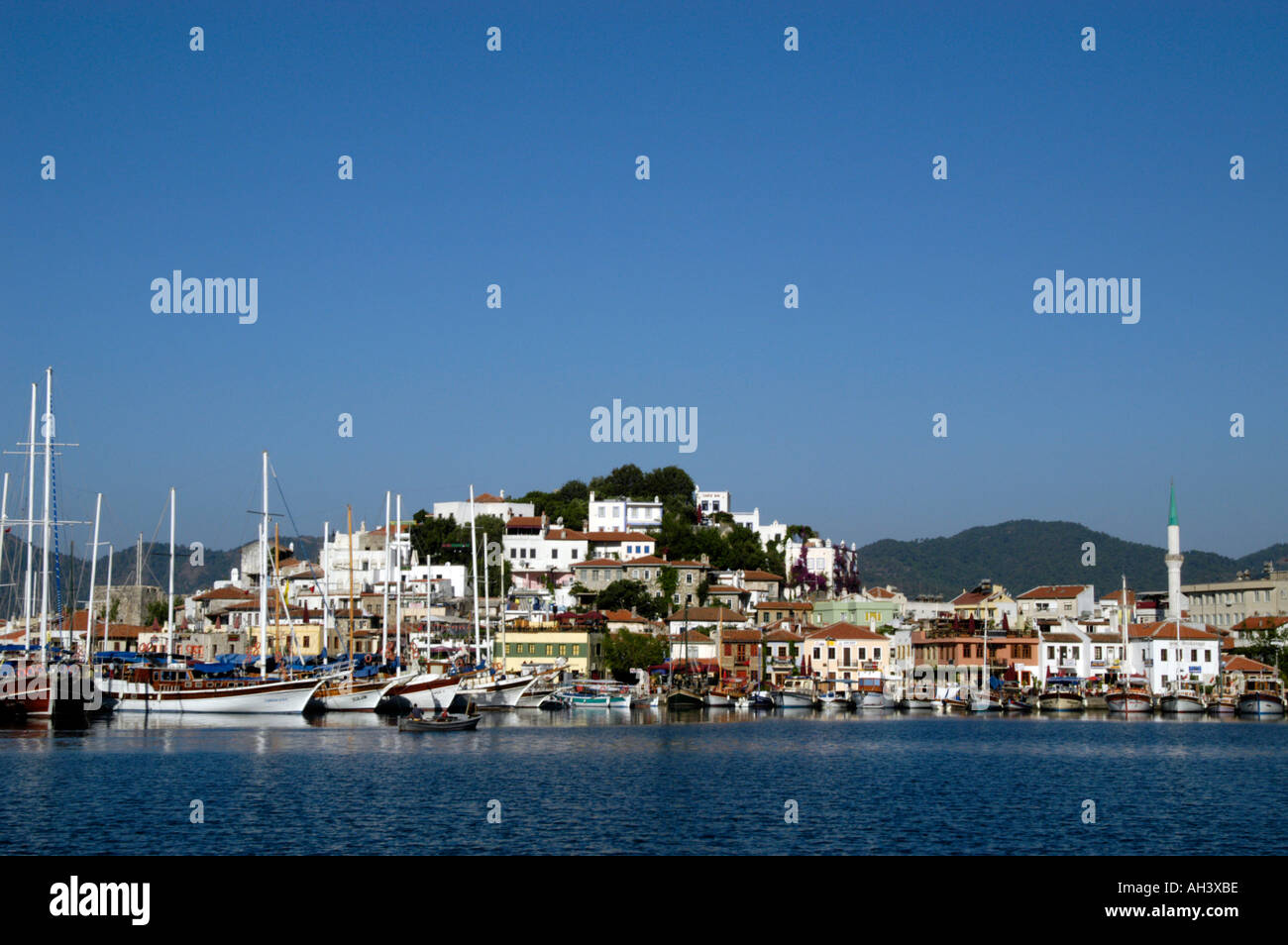 Harbour at Marmaris Turkey Stock Photo