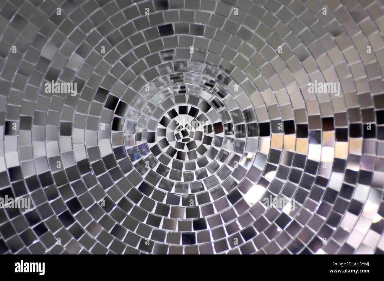 Mirrored disco ball Stock Photo Alamy