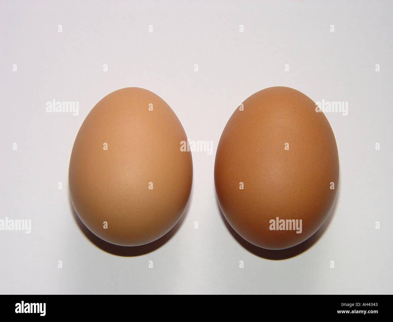 Two eggs GB UK 2004 Stock Photo