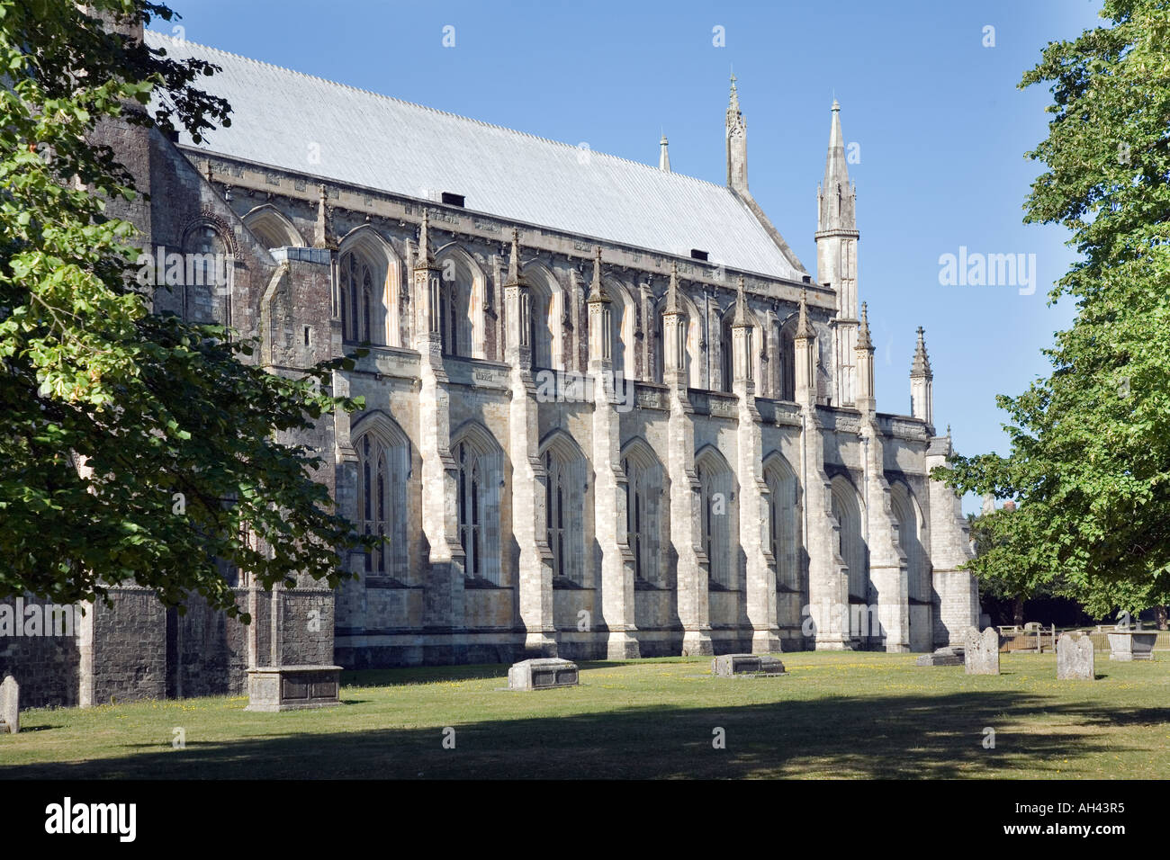 Winchester cathedral crypt hi-res stock photography and images - Alamy