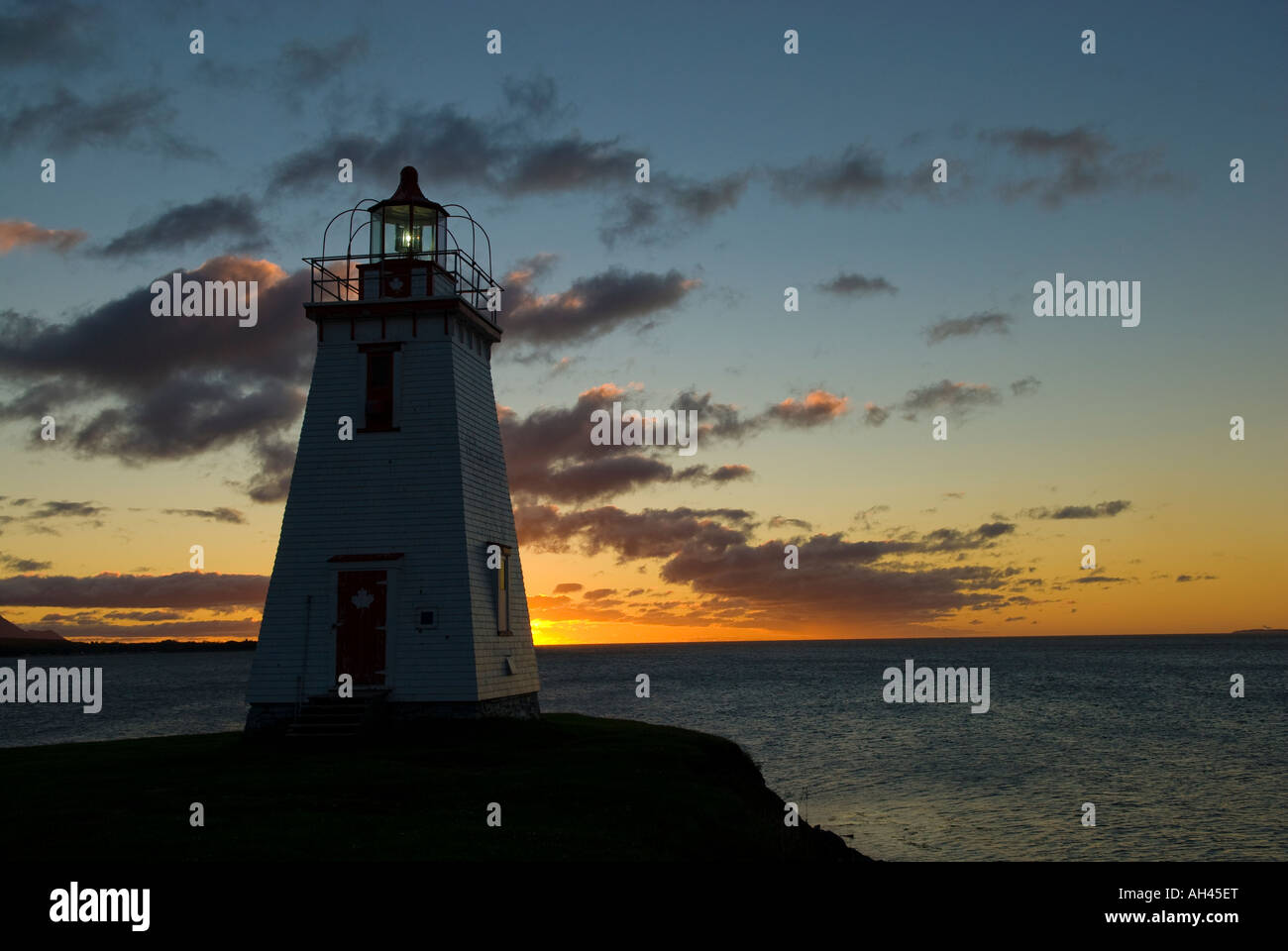 Bay of Chaleur at Dalhousie New Brunswick Canada at sunrise with Inch ...