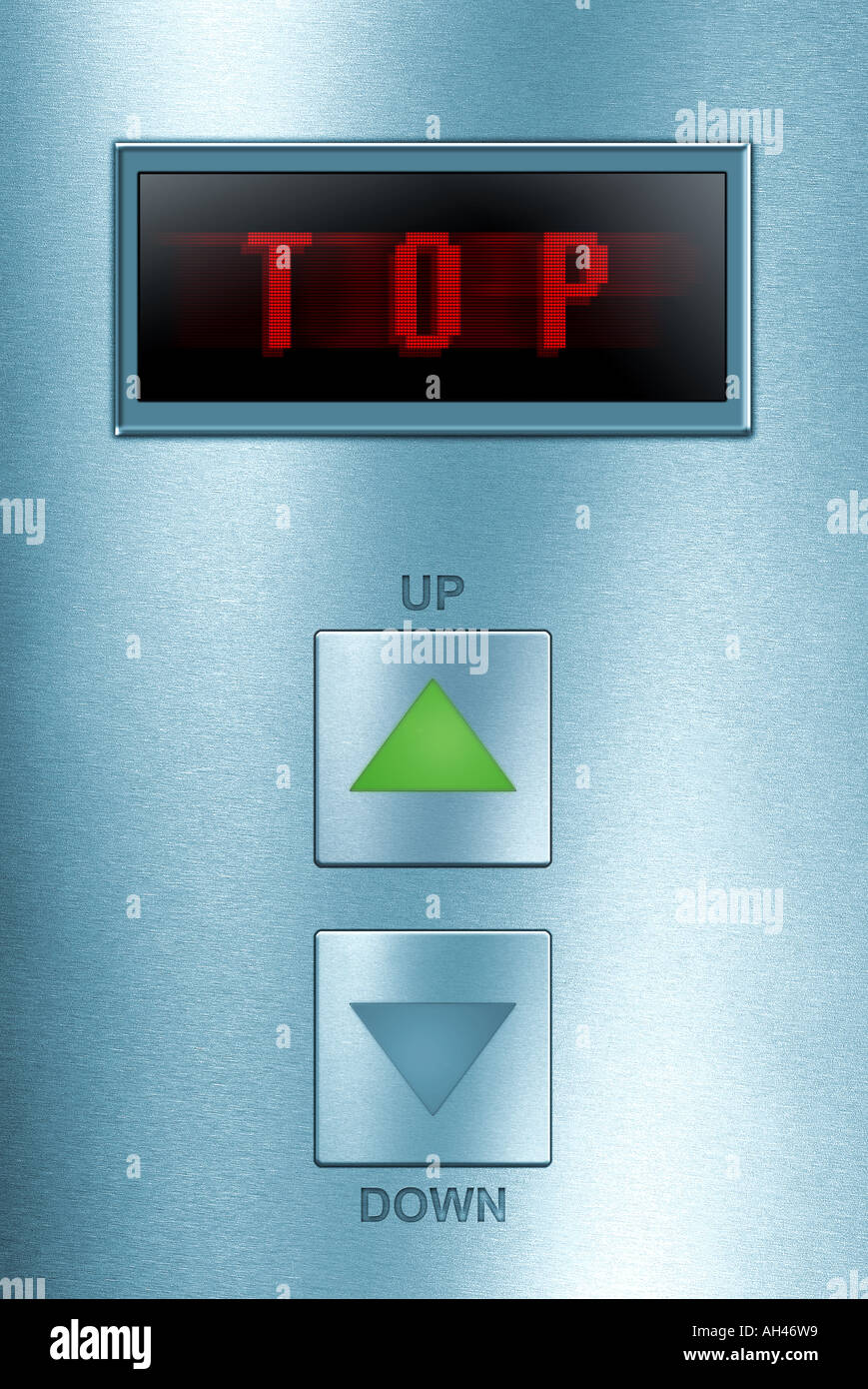 Lift up down buttons upwards hi-res stock photography and images - Alamy